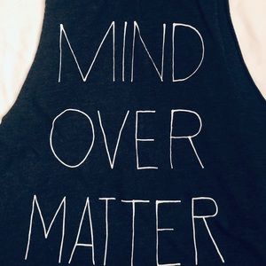Mind Over Matter workout tee
